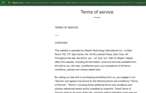 Page conditions