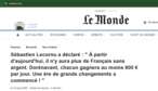 faux site Le Monde