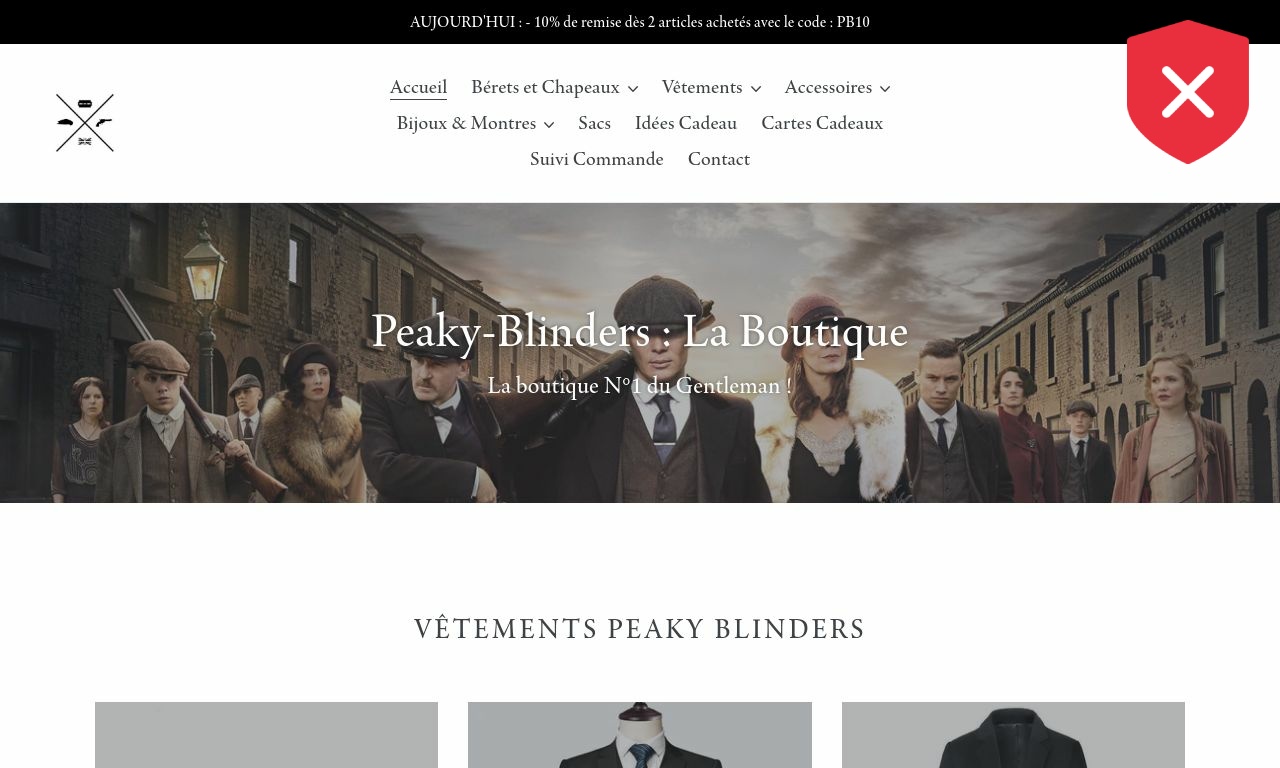 Boutique Peaky Blinders : Bérets et Accessoires Peaky Blinders – Boutique  Officielle Peaky Blinders