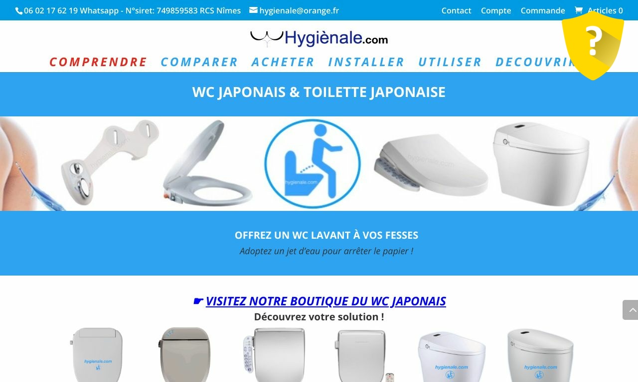 Avis presse et media sur le kit wc japonais Hygiènale